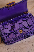 FENDI NANO BAGUETTE CHARM | PURPLE