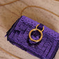 FENDI NANO BAGUETTE CHARM | PURPLE