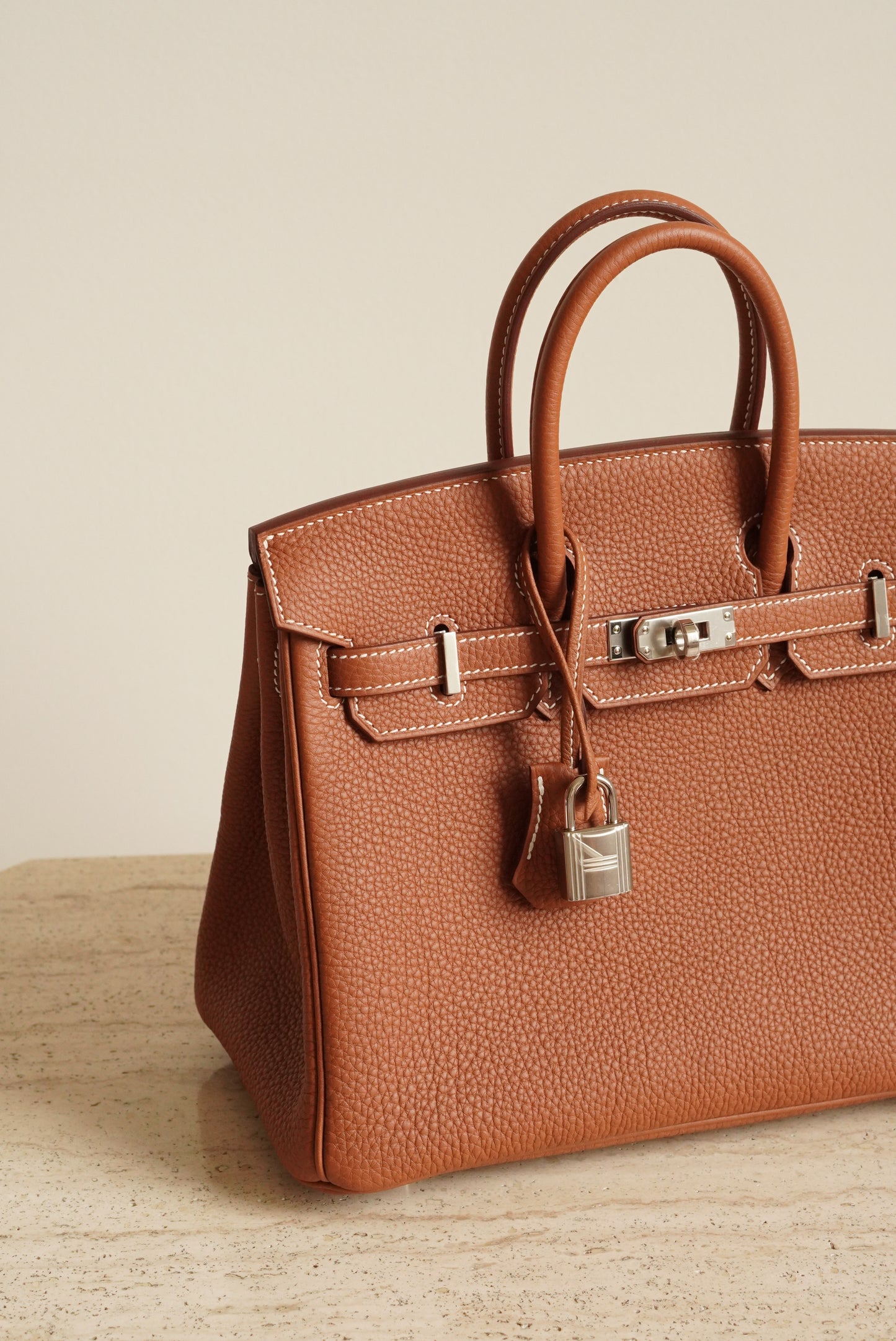 HERMÈS BIRKIN 25 RETOURNE TOGO | GOLD