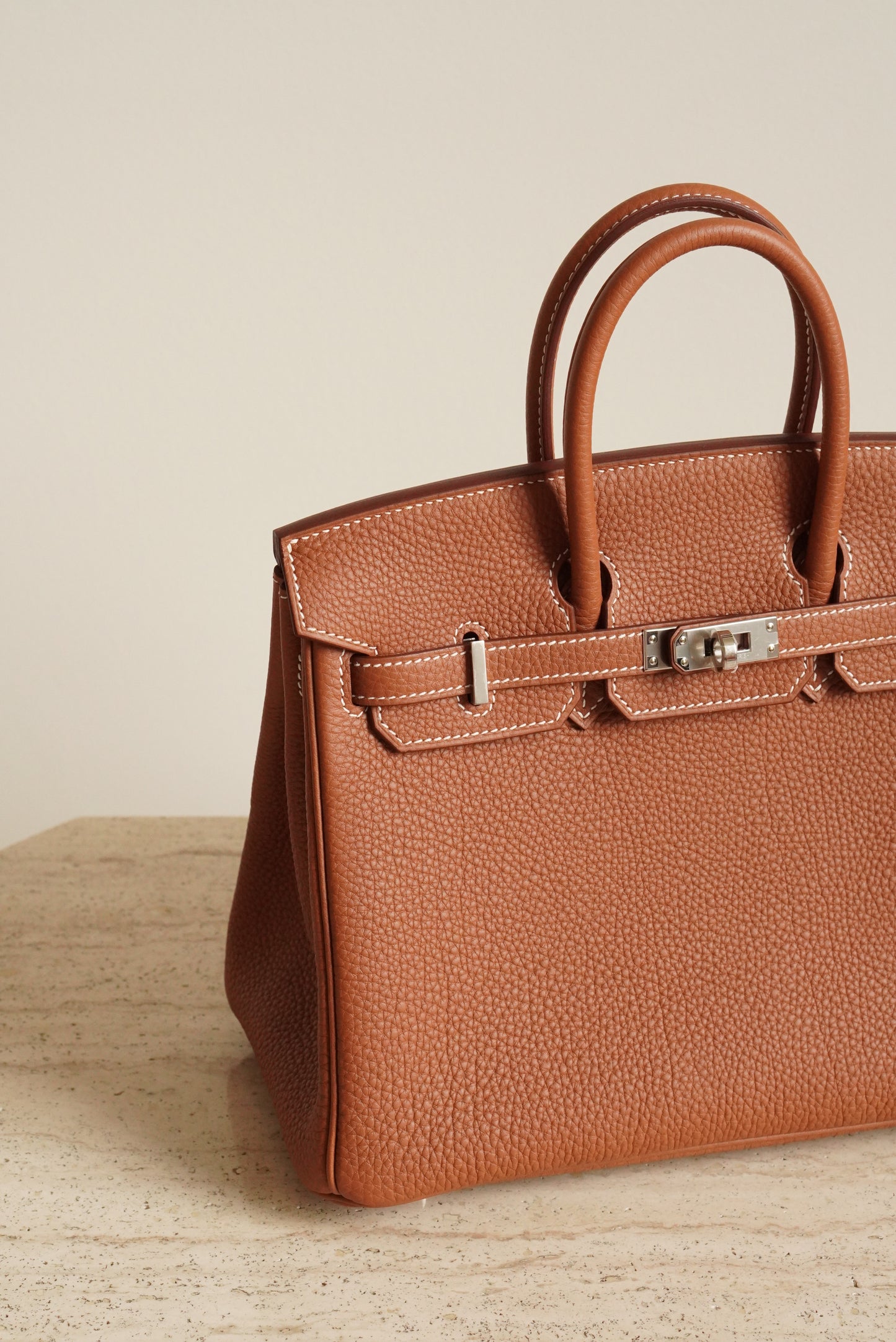 HERMÈS BIRKIN 25 RETOURNE TOGO | GOLD