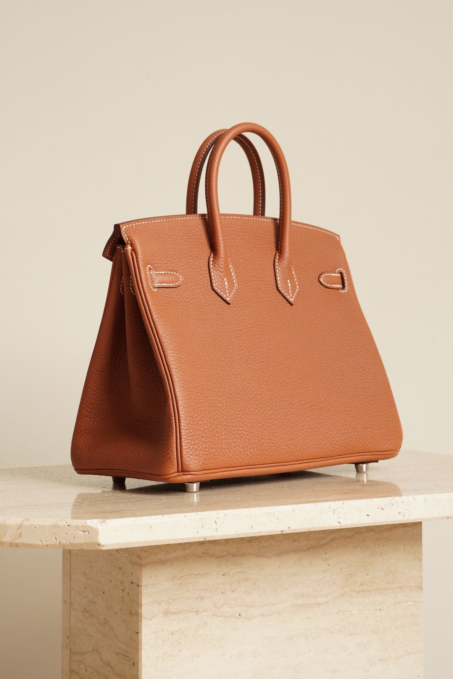 HERMÈS BIRKIN 25 RETOURNE TOGO | GOLD