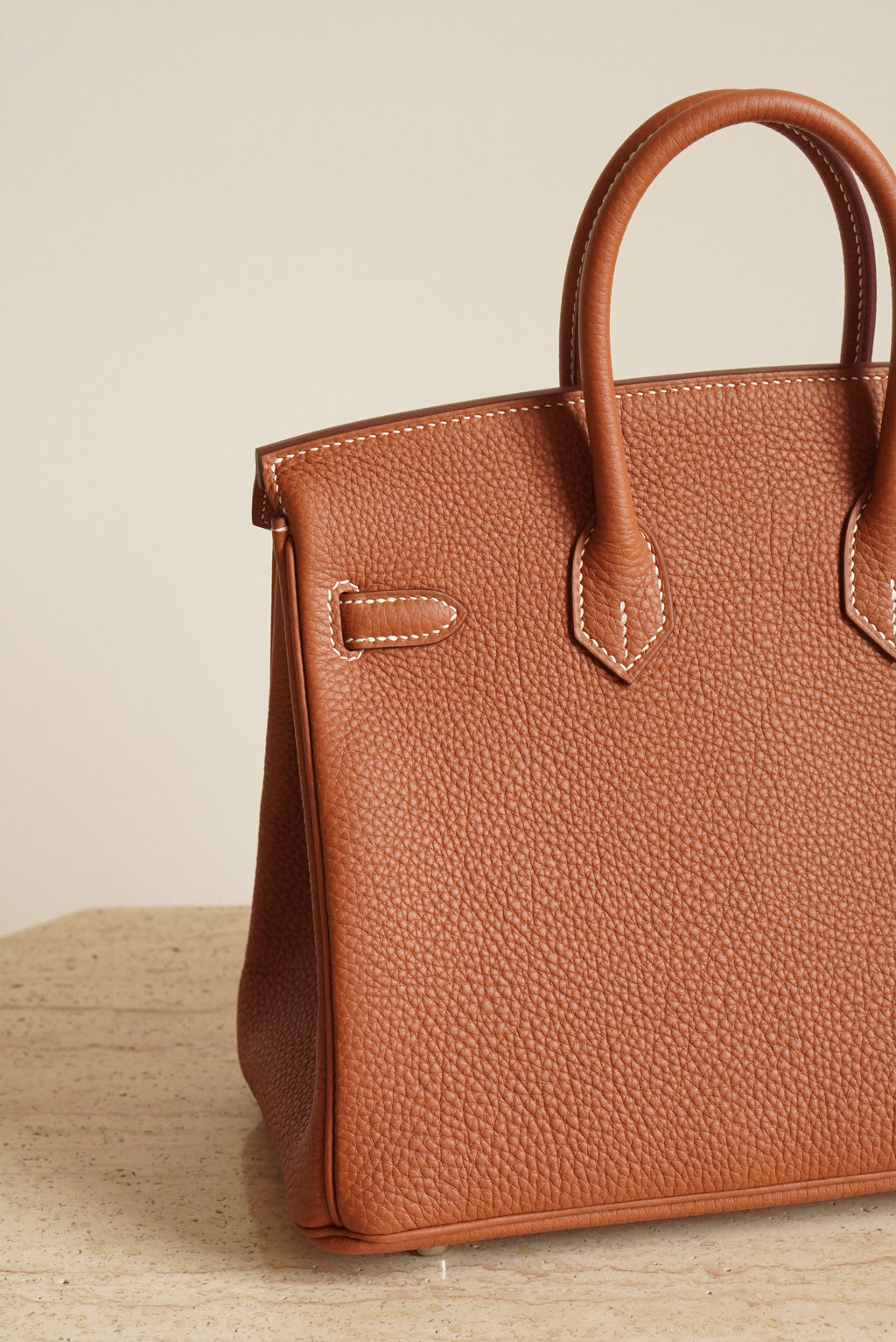 HERMÈS BIRKIN 25 RETOURNE TOGO | GOLD