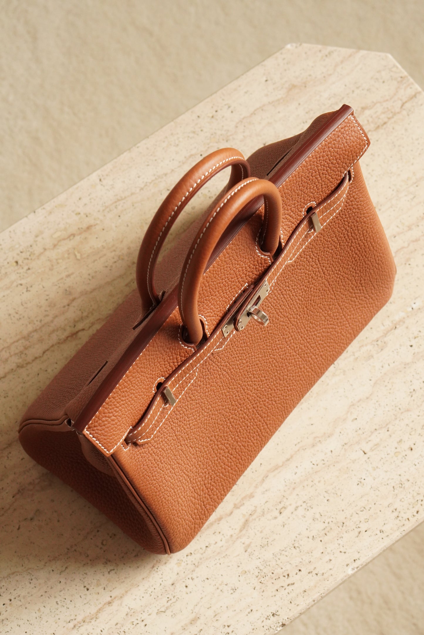 HERMÈS BIRKIN 25 RETOURNE TOGO | GOLD