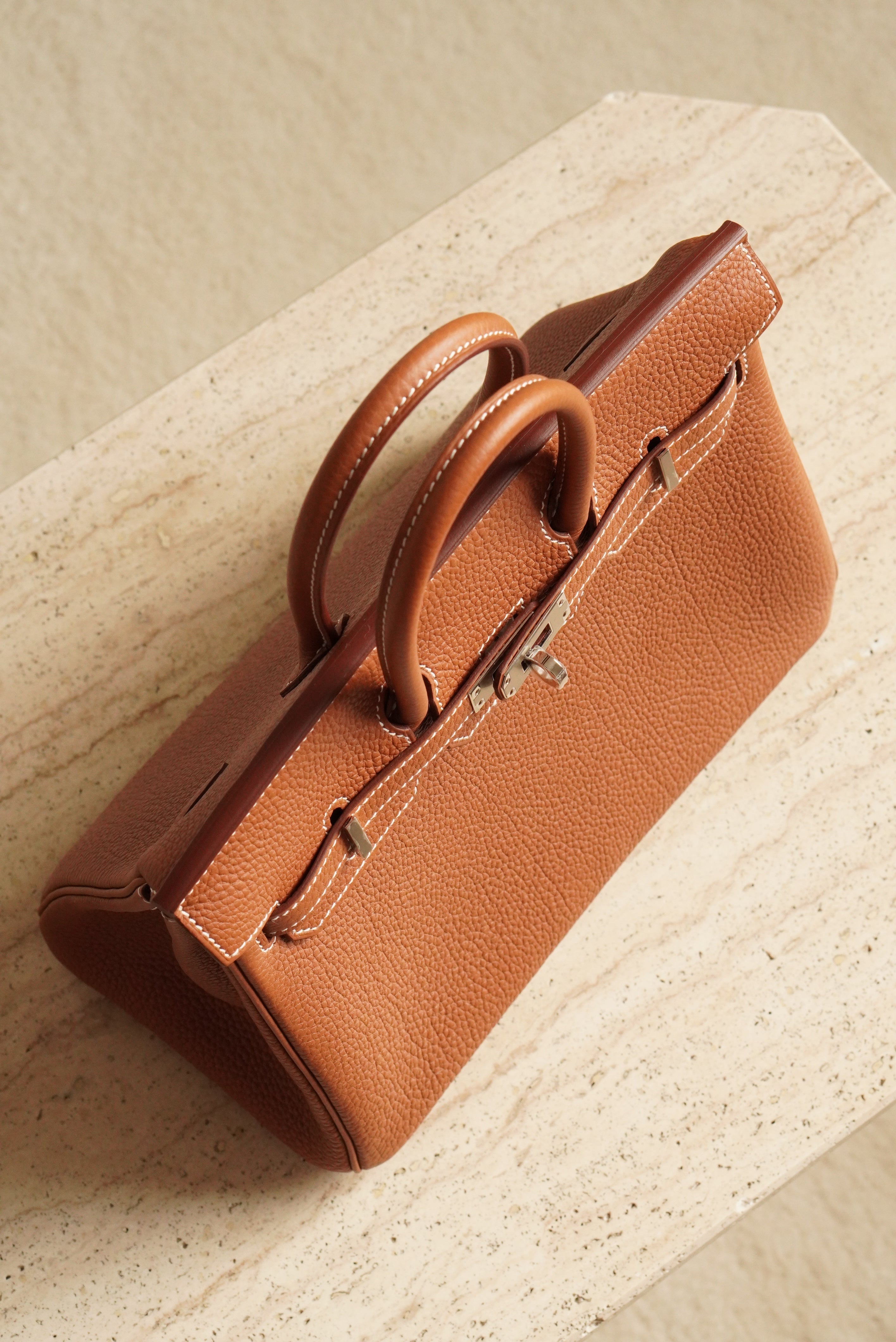 HERMÈS BIRKIN 25 RETOURNE TOGO | GOLD