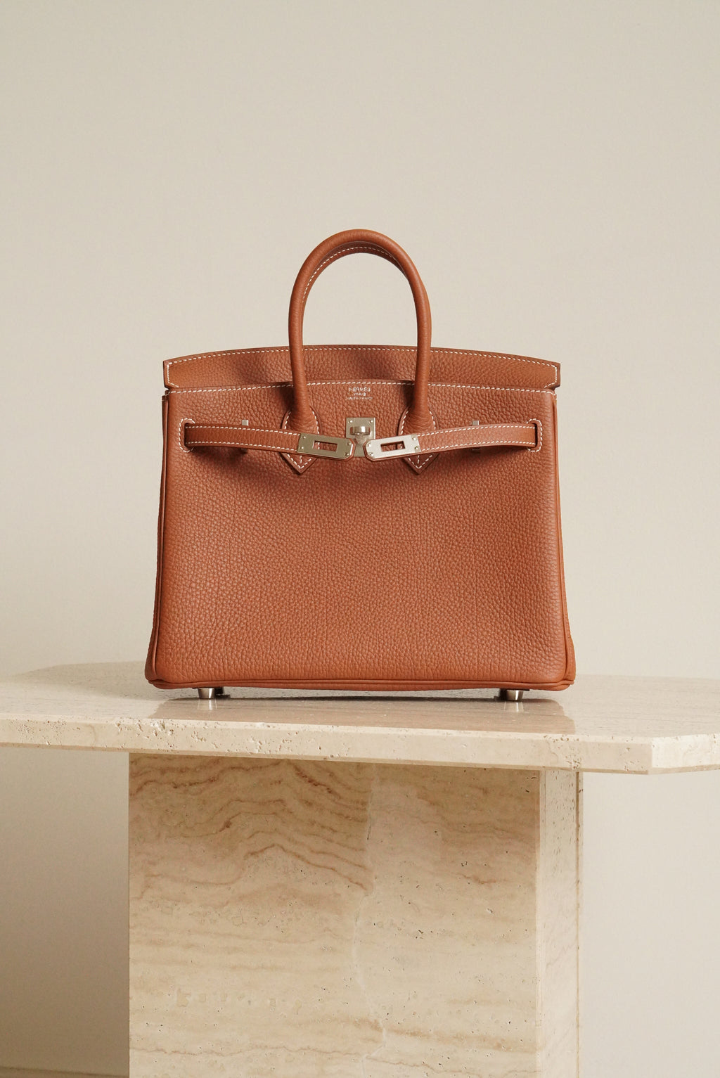 HERMÈS BIRKIN 25 RETOURNE TOGO | GOLD