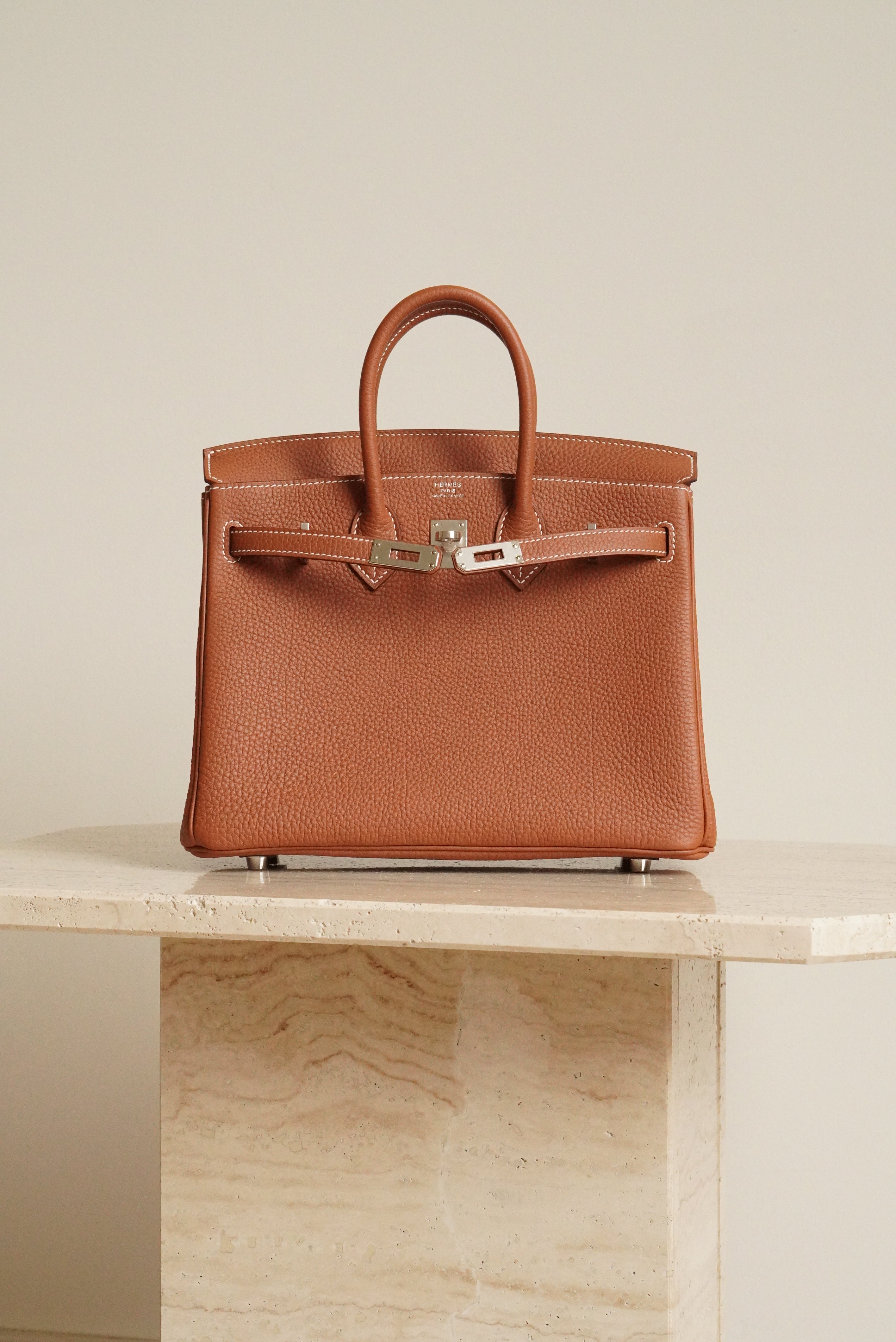 HERMÈS BIRKIN 25 RETOURNE TOGO | GOLD