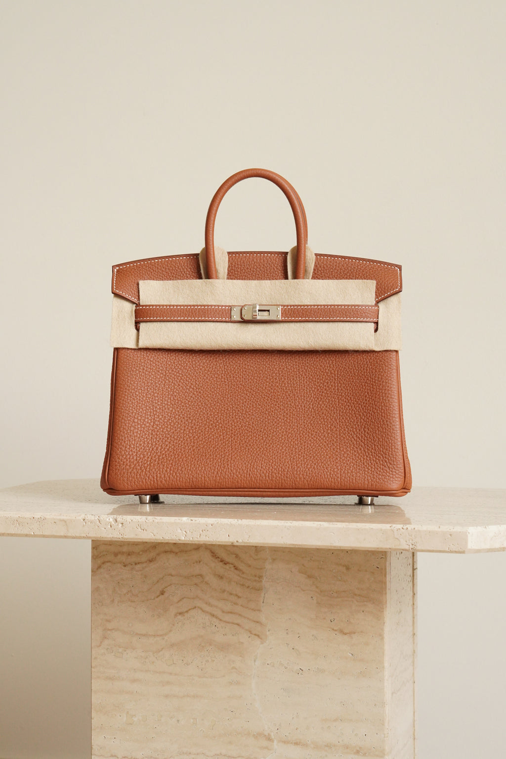 HERMÈS BIRKIN 25 RETOURNE TOGO | GOLD