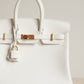 HERMÈS BIRKIN 25 RETOURNE SWIFT | NEW WHITE