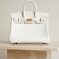 HERMÈS BIRKIN 25 RETOURNE SWIFT | NEW WHITE