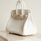 HERMÈS BIRKIN 25 RETOURNE SWIFT | NEW WHITE