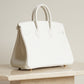 HERMÈS BIRKIN 25 RETOURNE SWIFT | NEW WHITE