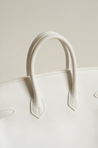 HERMÈS BIRKIN 25 RETOURNE SWIFT | NEW WHITE