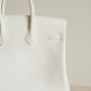 HERMÈS BIRKIN 25 RETOURNE SWIFT | NEW WHITE