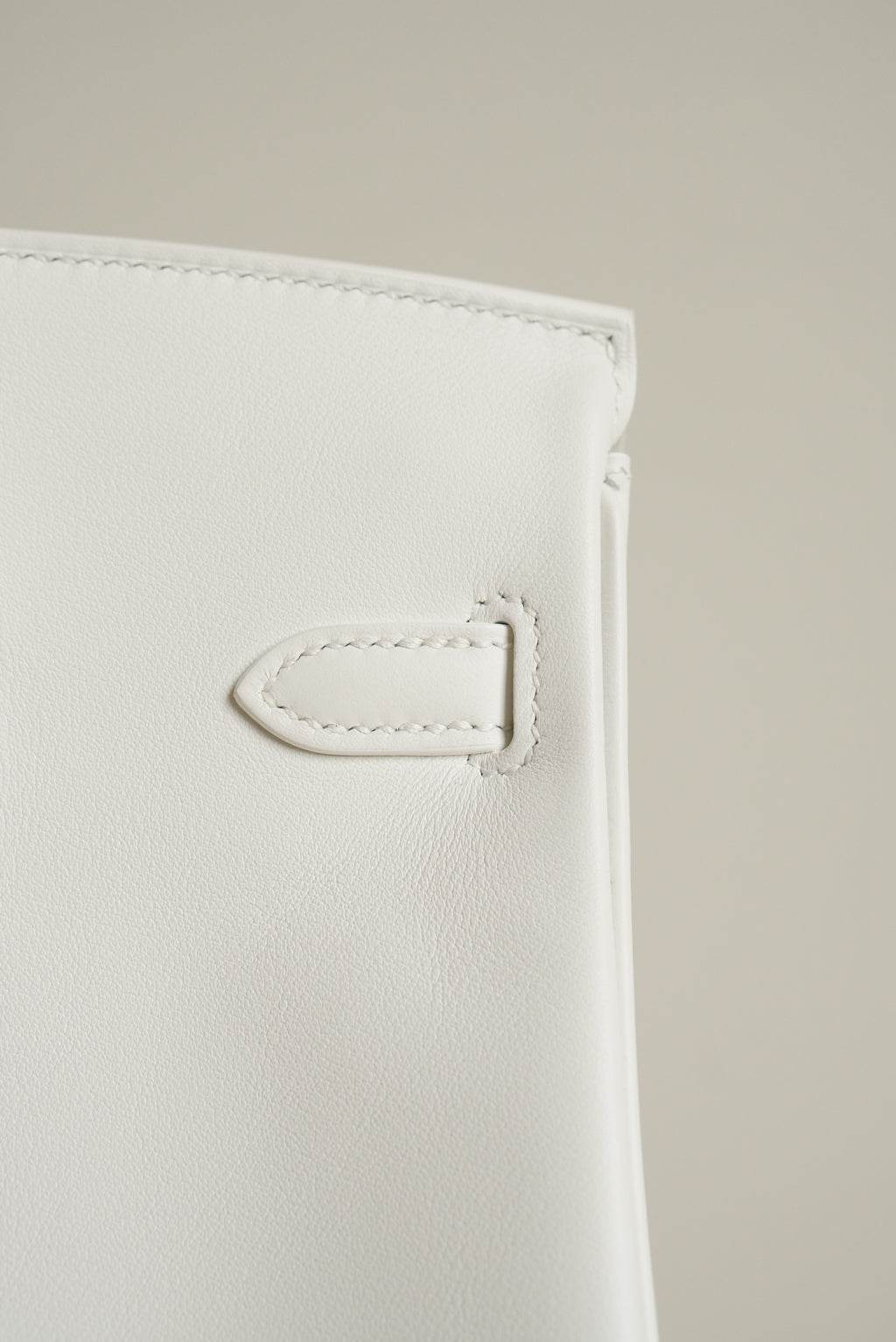 HERMÈS BIRKIN 25 RETOURNE SWIFT | NEW WHITE