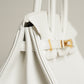 HERMÈS BIRKIN 25 RETOURNE SWIFT | NEW WHITE