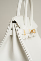 HERMÈS BIRKIN 25 RETOURNE SWIFT | NEW WHITE