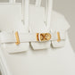 HERMÈS BIRKIN 25 RETOURNE SWIFT | NEW WHITE