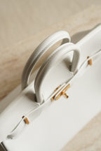HERMÈS BIRKIN 25 RETOURNE SWIFT | NEW WHITE