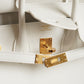 HERMÈS BIRKIN 25 RETOURNE SWIFT | NEW WHITE
