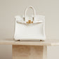HERMÈS BIRKIN 25 RETOURNE SWIFT | NEW WHITE