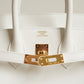 HERMÈS BIRKIN 25 RETOURNE SWIFT | NEW WHITE