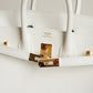 HERMÈS BIRKIN 25 RETOURNE SWIFT | NEW WHITE