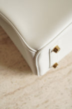 HERMÈS BIRKIN 25 RETOURNE SWIFT | NEW WHITE