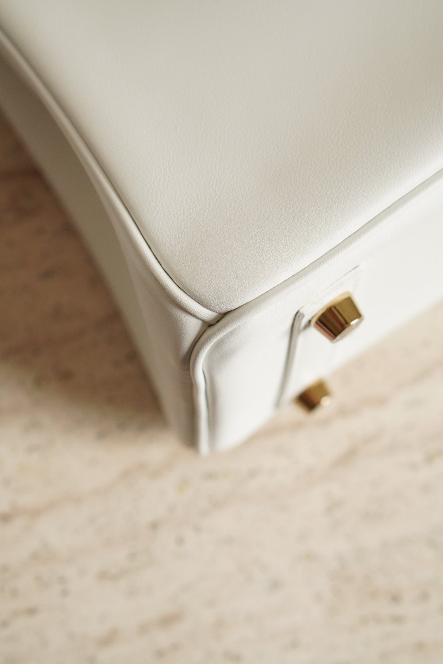 HERMÈS BIRKIN 25 RETOURNE SWIFT | NEW WHITE