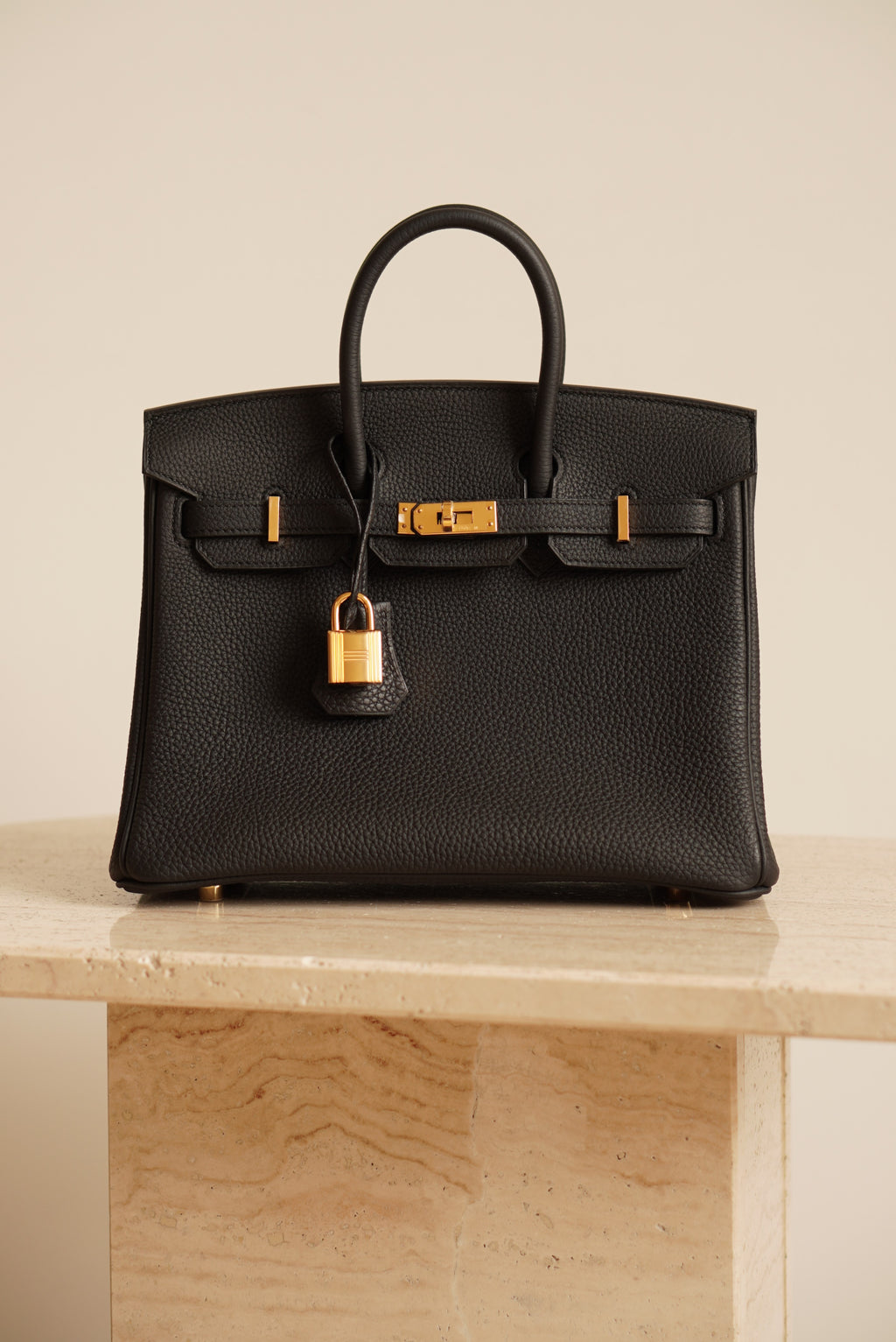 HERMÈS BIRKIN 25 RETOURNE TOGO | NOIR