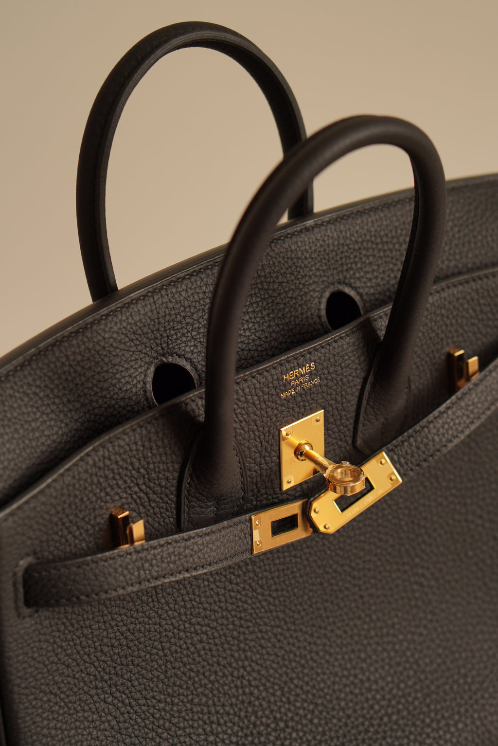 HERMÈS BIRKIN 25 RETOURNE TOGO | NOIR