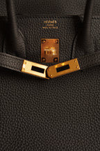 HERMÈS BIRKIN 25 RETOURNE TOGO | NOIR