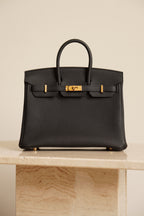 HERMÈS BIRKIN 25 RETOURNE TOGO | NOIR