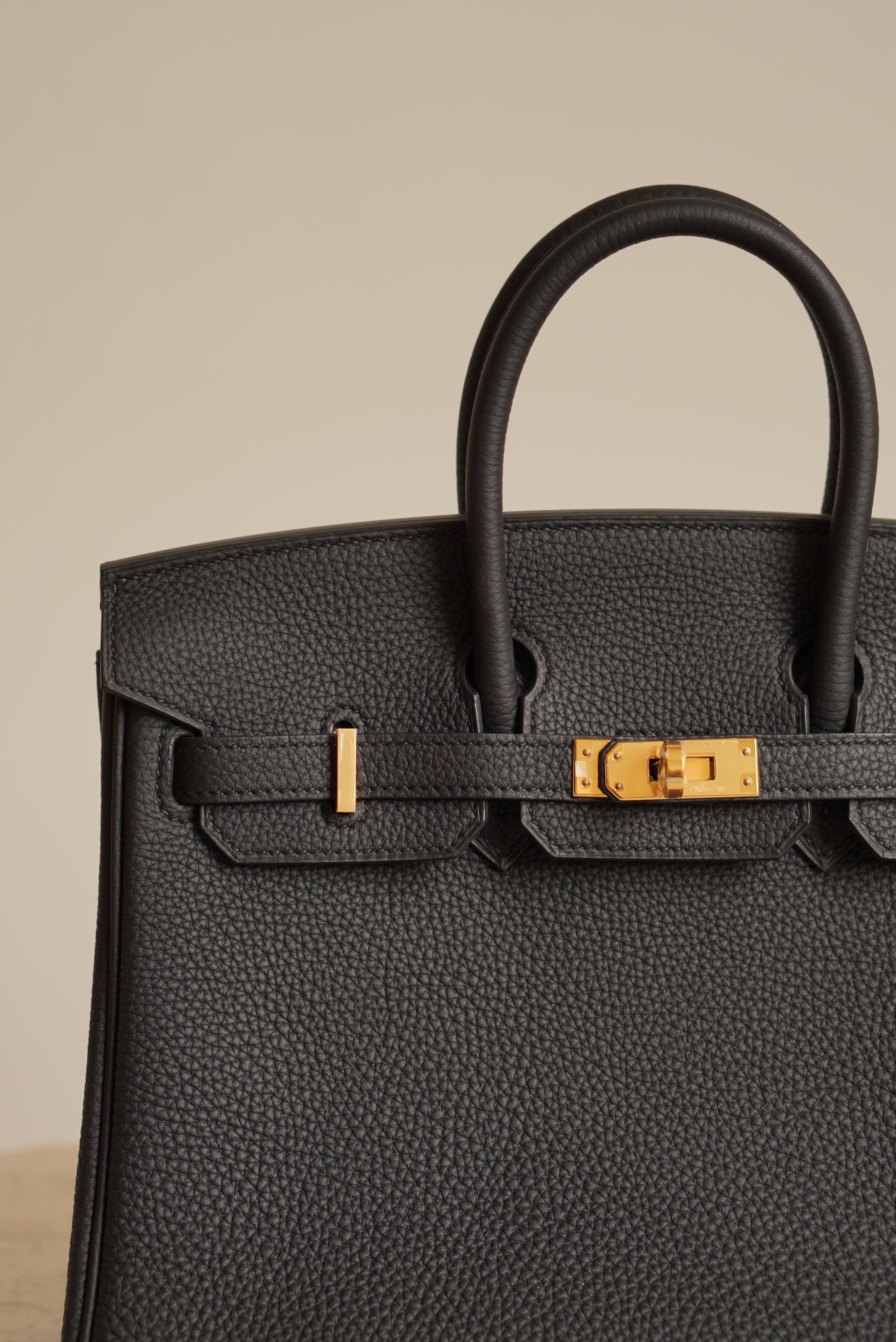 HERMÈS BIRKIN 25 RETOURNE TOGO | NOIR