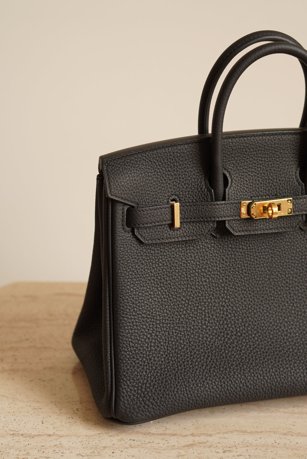 HERMÈS BIRKIN 25 RETOURNE TOGO | NOIR