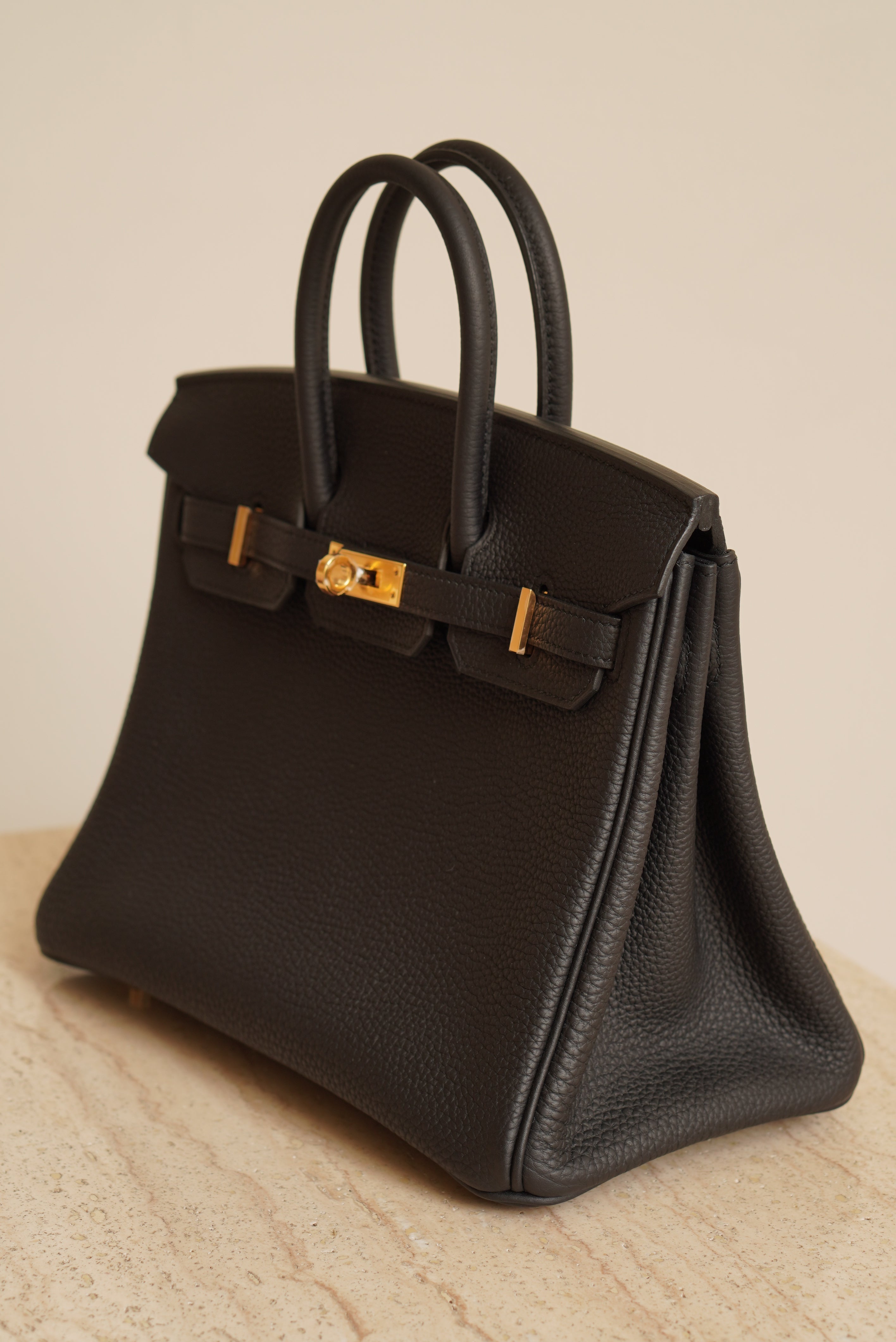 HERMÈS BIRKIN 25 RETOURNE TOGO | NOIR