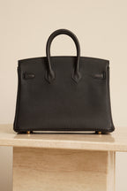 HERMÈS BIRKIN 25 RETOURNE TOGO | NOIR