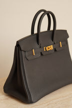 HERMÈS BIRKIN 25 RETOURNE TOGO | NOIR