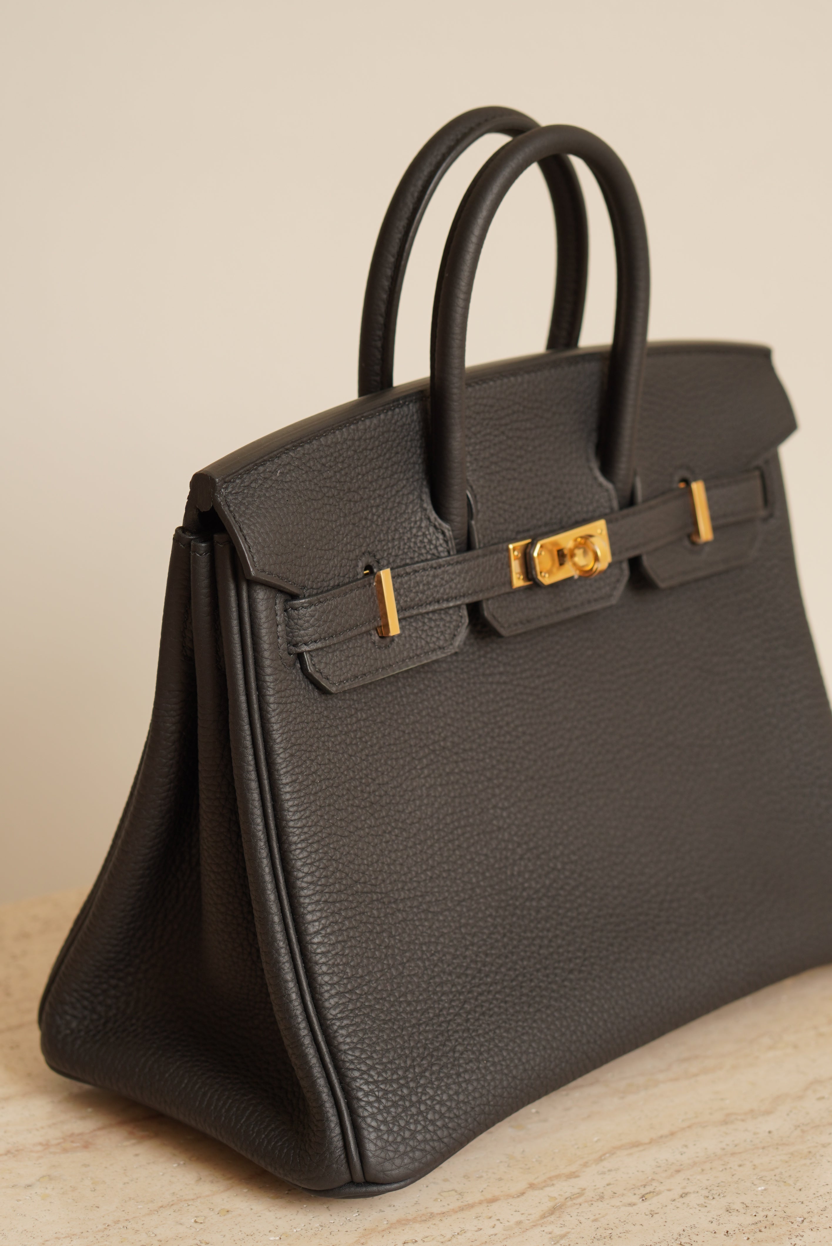 HERMÈS BIRKIN 25 RETOURNE TOGO | NOIR