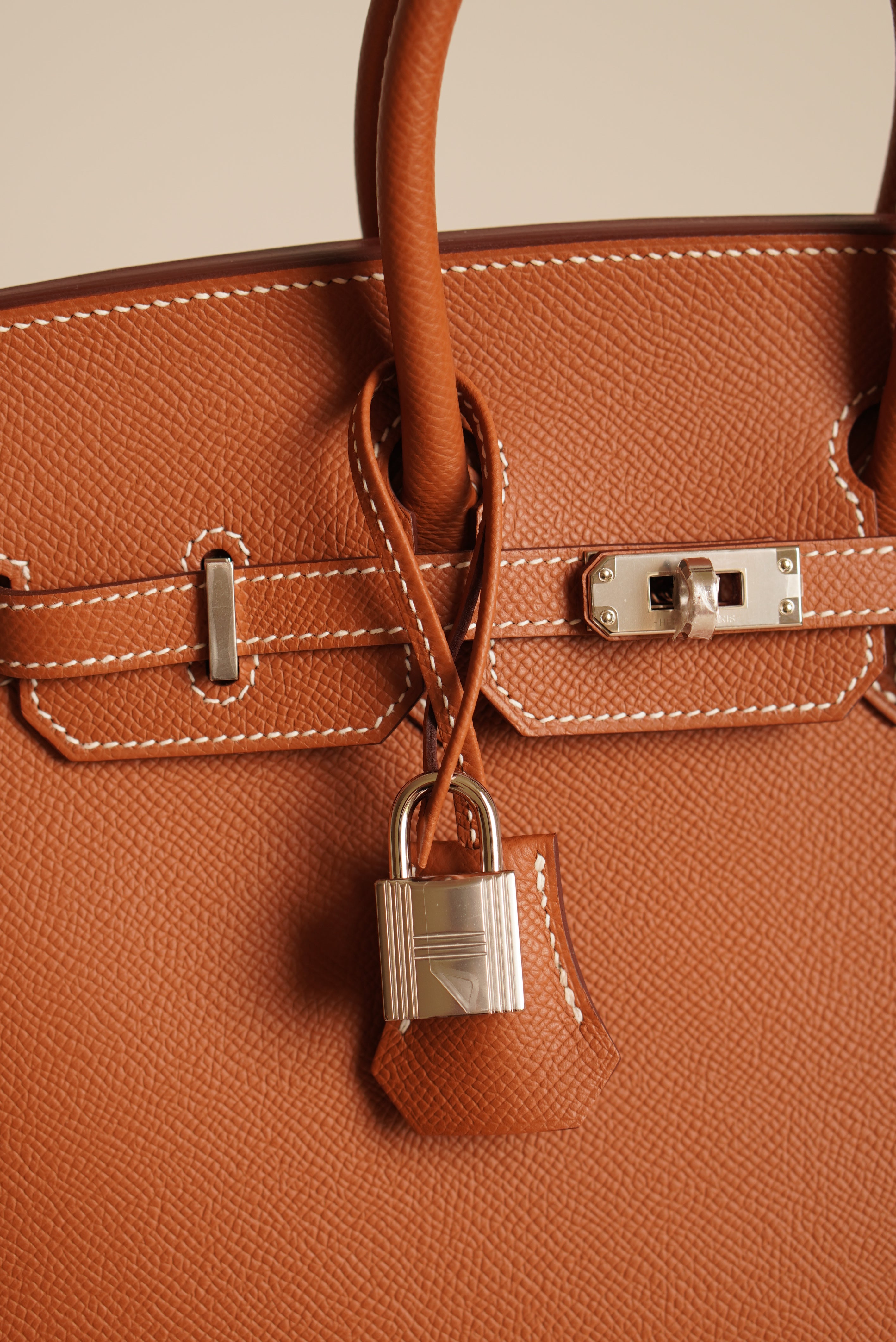 HERMÈS BIRKIN 25 SELLIER EPSOM | GOLD