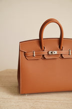 HERMÈS BIRKIN 25 SELLIER EPSOM | GOLD
