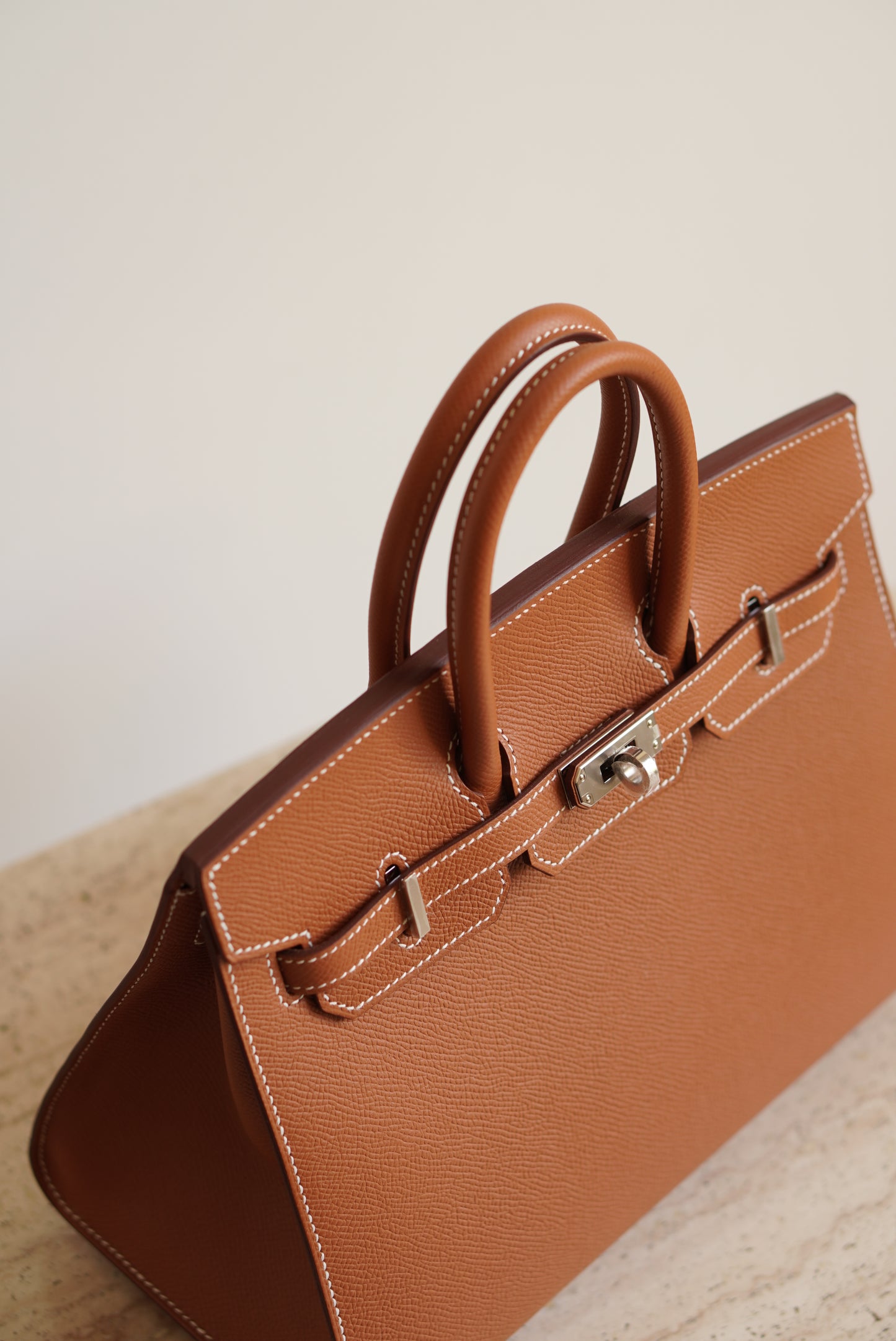 HERMÈS BIRKIN 25 SELLIER EPSOM | GOLD