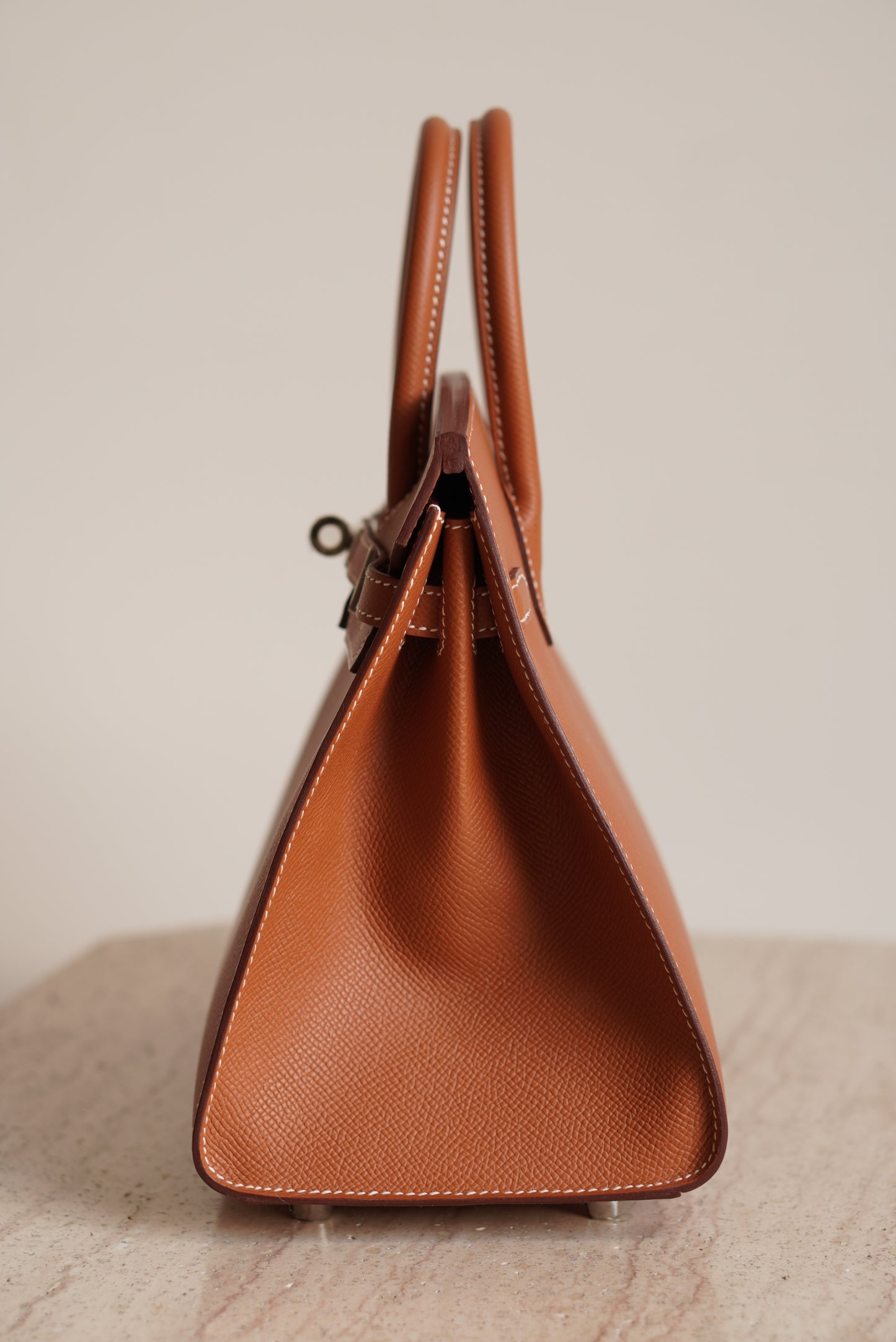 HERMÈS BIRKIN 25 SELLIER EPSOM | GOLD