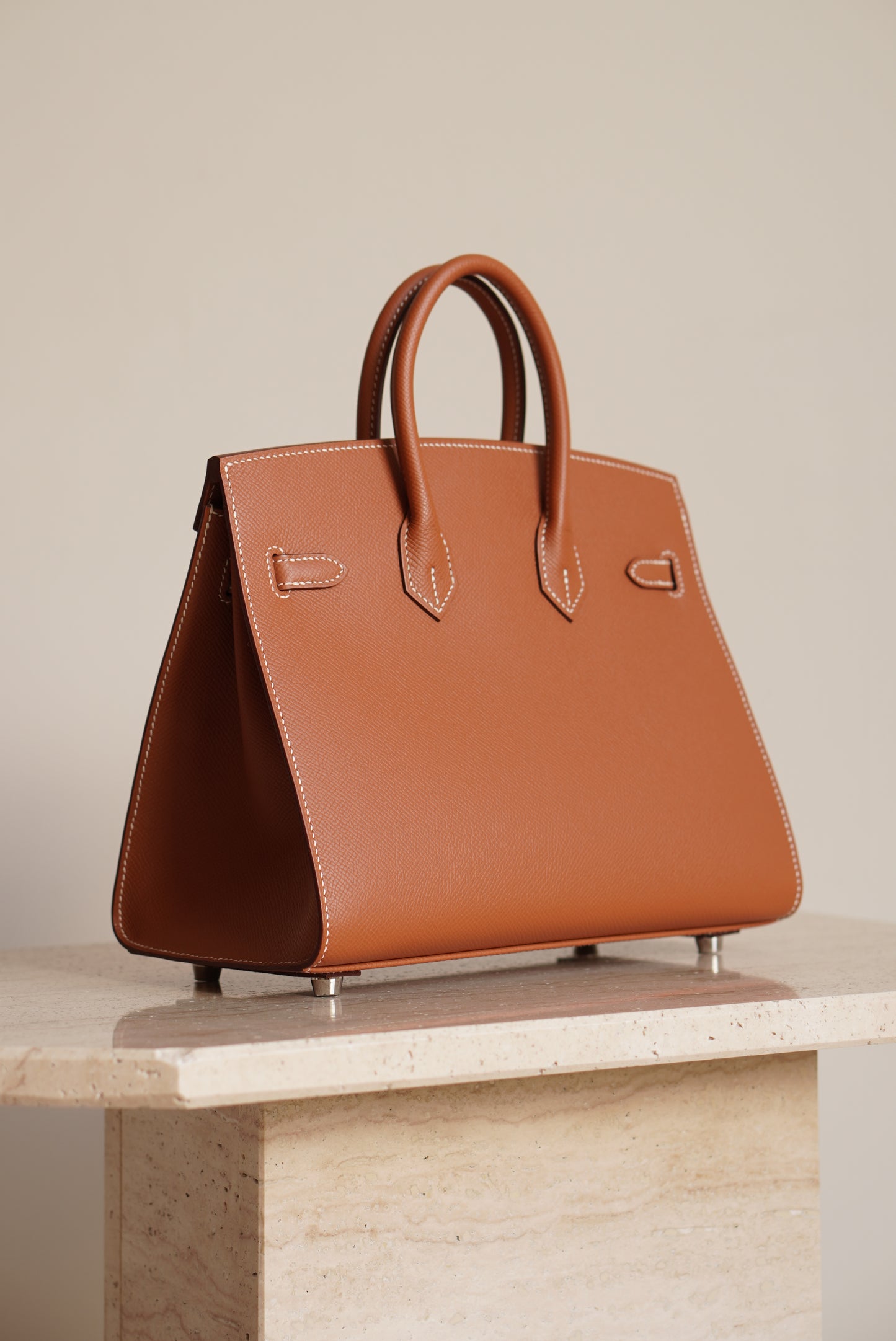 HERMÈS BIRKIN 25 SELLIER EPSOM | GOLD