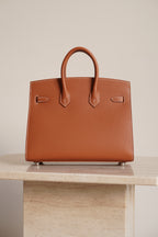HERMÈS BIRKIN 25 SELLIER EPSOM | GOLD