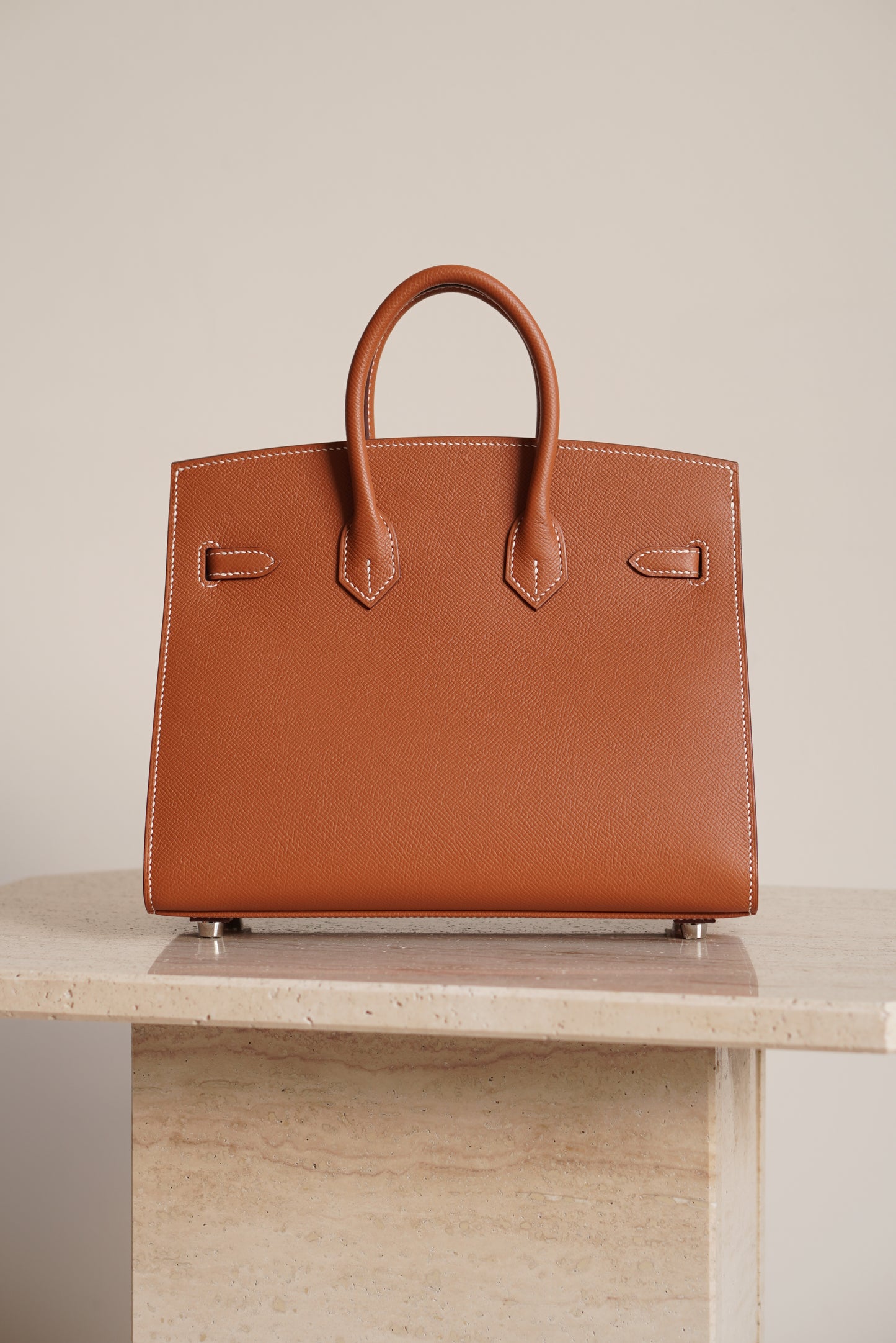 HERMÈS BIRKIN 25 SELLIER EPSOM | GOLD