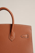 HERMÈS BIRKIN 25 SELLIER EPSOM | GOLD