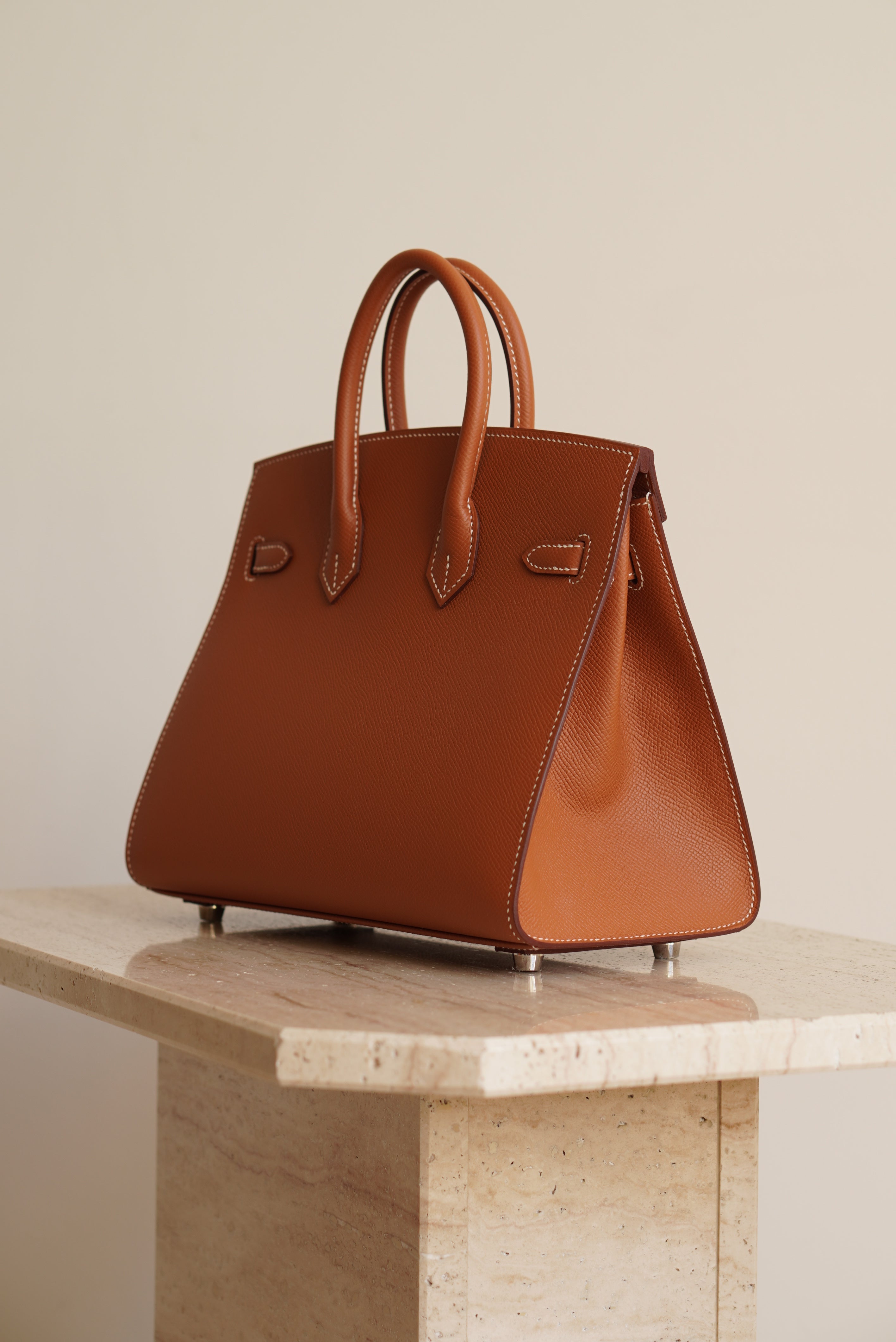HERMÈS BIRKIN 25 SELLIER EPSOM | GOLD
