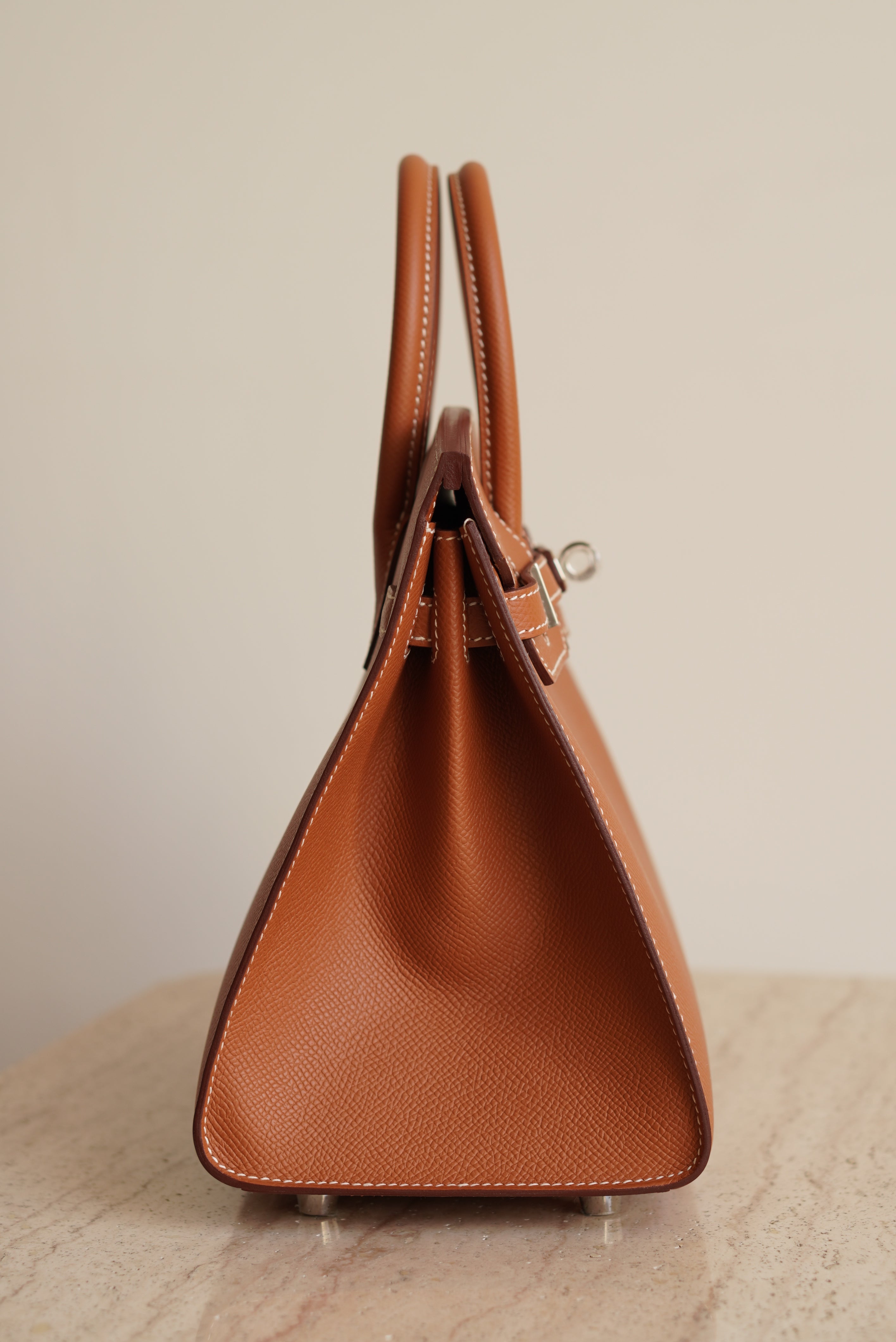 HERMÈS BIRKIN 25 SELLIER EPSOM | GOLD