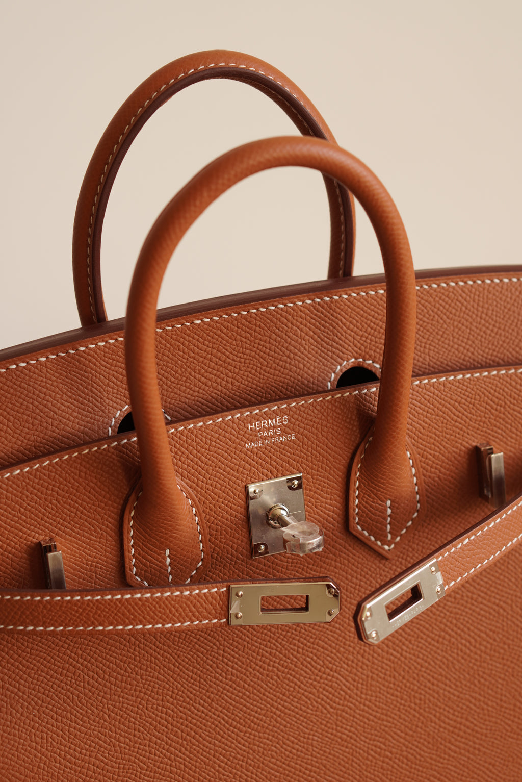 HERMÈS BIRKIN 25 SELLIER EPSOM | GOLD