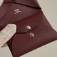 HERMÈS CALVI DUO CARD HOLDER | ROUGE H